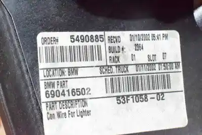 Peça sobressalente para automóvel em segunda mão apoio de braço consola central por bmw x5 (e53) 3.0 d referências oem iam 51168402933  51168408026