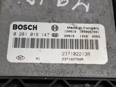 Pièce détachée automobile d'occasion calculateur moteur ecu pour dacia lodgy laureate références oem iam 237102720r  237102720r