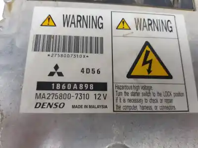 Second-hand car spare part ecu engine control for mitsubishi l 200 (ka0/kb0) cabina doble invite 4x4 oem iam references 1860a898  1860a898