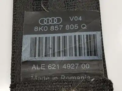 Pièce détachée automobile d'occasion ceinture de securite arriere gauche pour audi a4 avant (8k5) (2008) básico références oem iam 621421000  8k0857805q