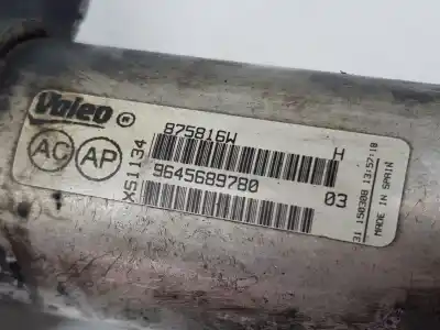 Peça sobressalente para automóvel em segunda mão radiador de gases de escape (egr) por citroen jumpy 2.0 hdi 135 atlante excl. l combi referências oem iam 9645689780  161835