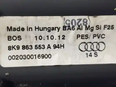 Автозапчастина б/у задній лоток для audi a4 avant (8k5) (2008) básico посилання на oem iam 8k9863553a94h  8k9863553a