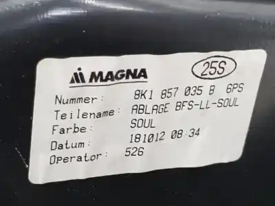 Pièce détachée automobile d'occasion boite à gants pour audi a4 avant (8k5) (2008) básico références oem iam 8k1857035b  8k1857104a