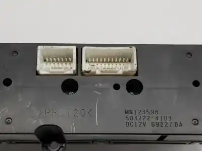 Pezzo di ricambio per auto di seconda mano controllo climatico per mitsubishi l 200 (ka0/kb0) cabina doble intense 4x4 riferimenti oem iam mn123598  mn123598