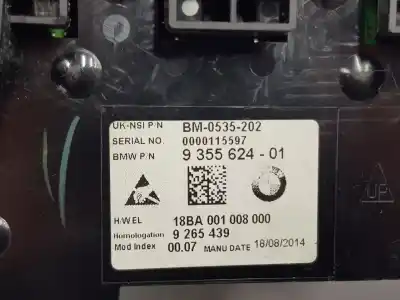 Second-hand car spare part dashboard for mini mini (f55) cooper sd oem iam references 9355624  62106843994
