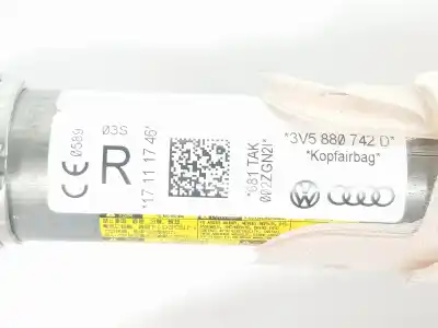 Автозапчасти б/у передняя правая подушка безопасности за skoda superb (3v3) 2.0 tdi ссылки oem iam 3v5880742d  3v5880742e