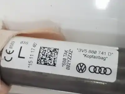Автозапчастина б/у передня ліва подушка безпеки для skoda superb (3v3) 2.0 tdi посилання на oem iam 3v5880741d  3v5880741e