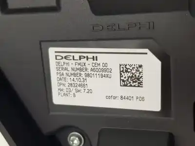 Second-hand car spare part climate control for citroen c4 picassospacetourer attraction oem iam references 98011194xu  98011194xu