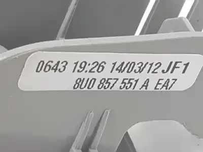 Peça sobressalente para automóvel em segunda mão pára-sol esquerdo por audi a1 (8x) attraction referências oem iam 8u0857551aea7  8u0857551c