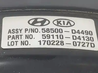 Second-hand car spare part brake servo for kia optima business oem iam references 58500d4490  59110d4130