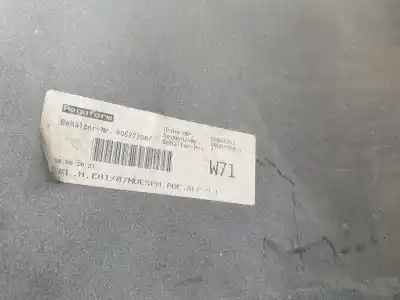 Peça sobressalente para automóvel em segunda mão para choques traseiro por bmw serie 1 berlina (e81/e87) 116d referências oem iam 51127186087  7186087