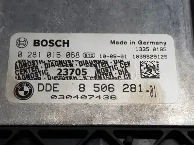 Peça sobressalente para automóvel em segunda mão centralina de motor uce por bmw serie 1 berlina (e81/e87) 116d referências oem iam 8506281  13618512588