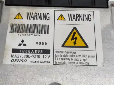 Peça sobressalente para automóvel em segunda mão centralina de motor uce por mitsubishi l 200 (ka0/kb0) cabina doble intense 4x4 referências oem iam 1860a898  1860a898