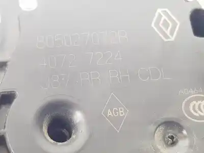 Автозапчастина б/у замок заднього правого дверя для renault captur i dynamique 90 cv / 66 kw посилання на oem iam 805027072r  805027072r