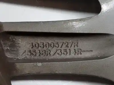 Pezzo di ricambio per auto di seconda mano cerchione in lega per renault captur dynamique riferimenti oem iam 403005727r  6.5jx17