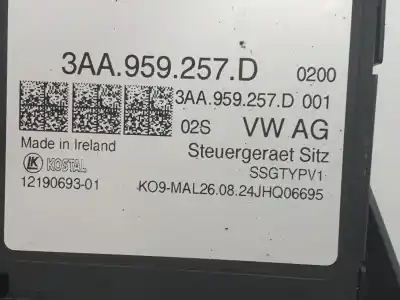 Автозапчастина б/у електронний модуль для volkswagen crafter camión sz camión 50 rwd bl посилання на oem iam 3aa959257d  3aa959257d