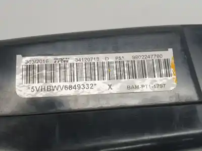 Peça sobressalente para automóvel em segunda mão airbag do lado esquerdo por nissan 208 access referências oem iam 9802247780  9800546880
