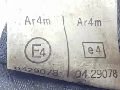 Pezzo di ricambio per auto di seconda mano cintura di sicurezza posteriore destra per mitsubishi montero (v60/v70) 3.2 di-d avance riferimenti oem iam mr606812  mr606812