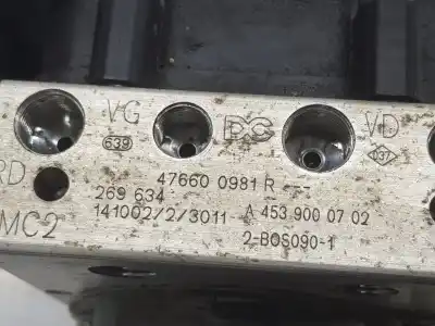 Pezzo di ricambio per auto di seconda mano abs per smart forfour basis 52kw 453.042 riferimenti oem iam a4539000702  476600981r