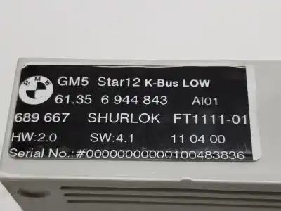 Second-hand car spare part electronic module for bmw serie 3 compacto (e46) 2.0 320td oem iam references 61356944843  6944843