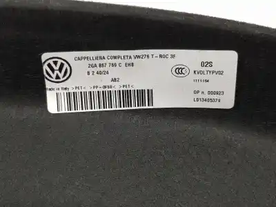 Recambio de automóvil de segunda mano de Bandeja Trasera para VOLKSWAGEN TROC D11 LIFE referencias OEM IAM 2GA867769CEH8  2GA867769C