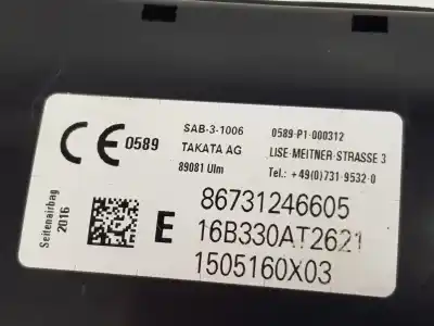 Автозапчастина б/у передня права бічна подушка безпеки для bmw 2 active tourer (f45) 214 d посилання на oem iam 7312466  72127312466