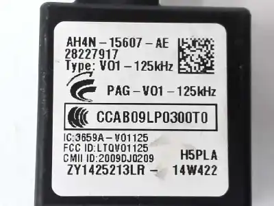 Second-hand car spare part electronic module for land rover range rover evoque (l538) 2.2 d 4x4 oem iam references ah4n15607ae  ah4n15607ae