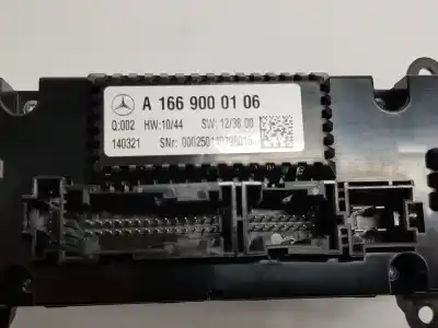 Pezzo di ricambio per auto di seconda mano controllo climatico per clase c clase m 3.0 cdi riferimenti oem iam a1669000106  a1669006209
