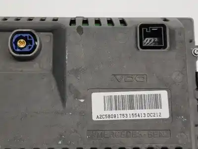 Pezzo di ricambio per auto di seconda mano display multifunzione per clase c clase m 3.0 cdi riferimenti oem iam a1729003904  a1729003904
