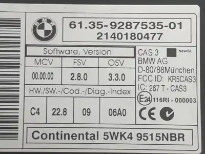 Tweedehands auto-onderdeel elektronische module voor mini mini countryman (r60) cooper d oem iam-referenties 61359287535  9395657