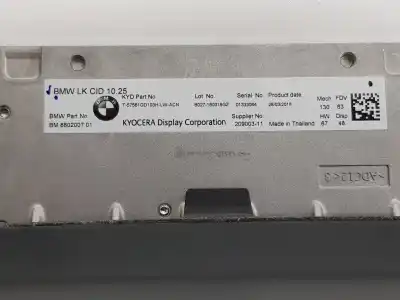 Pezzo di ricambio per auto di seconda mano DISPLAY MULTIFUNZIONE per BMW SERIE X3 (G01)  Riferimenti OEM IAM 65506841920  6841920