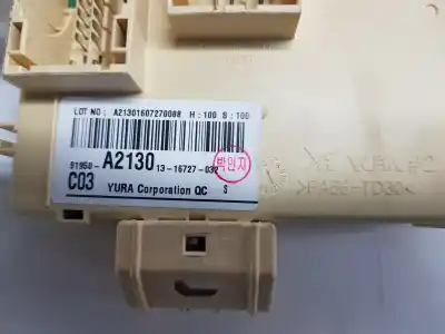 Second-hand car spare part fuse box unit for kia ceed (jd) drive 128 cv / 94 kw oem iam references 91950a2130  91950a2130