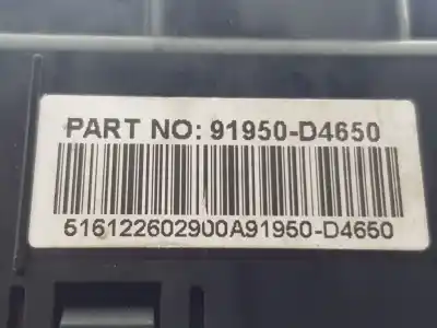 Second-hand car spare part fuse box unit for kia optima drive oem iam references 91950d4650  91950d4650