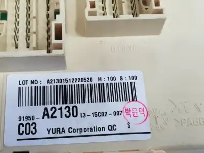 Second-hand car spare part fuse box unit for kia ceed (jd) 1.0 drive oem iam references 91950a2130  91950a2130