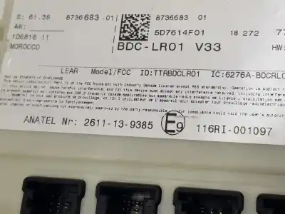 Second-hand car spare part fuse box unit for mini mini 5-trg. (f55) one d oem iam references 61358736683  5b5d695