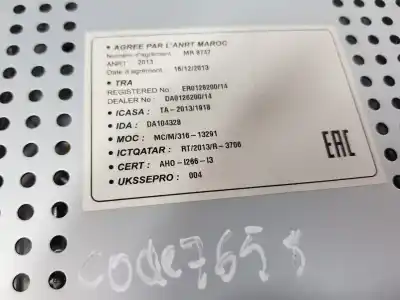 Gebrauchtes Autoersatzteil AUDIOSYSTEM / RADIO-CD zum OPEL CORSA D  OEM-IAM-Referenzen 39012675  39068067