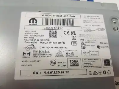 Second-hand car spare part audio system / radio cd for opel astra berlina 5p elegance oem iam references 9858270780
