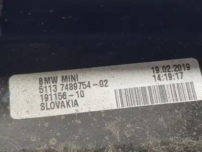 Second-hand car spare part tailgate back door handle for mini mini 5-trg. (f55) one oem iam references 51137489754  7489754