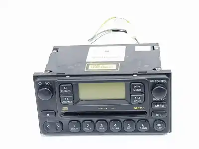 İkinci el araba yedek parçası SES SISTEMI / RADYO CD için TOYOTA LAND CRUISER (J12)  OEM IAM referansları 0860001002  0860001002