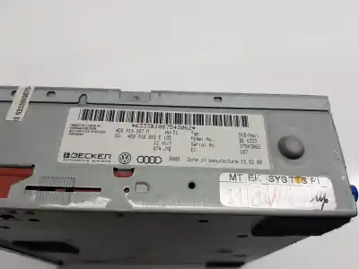 Pezzo di ricambio per auto di seconda mano impianto audio / radio cd per audi a5 coupe (8t) 2.7 tdi riferimenti oem iam 4e0919887m  4e0910888px