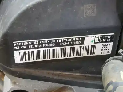 Second-hand car spare part complete engine for seat leon (5f1) fr oem iam references daca  05e100031n