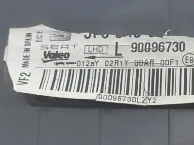 Second-hand car spare part interior left tailgate light for seat leon (5f1) fr oem iam references 5f0945307n  5f0945307n