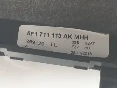 Pezzo di ricambio per auto di seconda mano pomello della leva del cambio per seat leon (5f1) fr riferimenti oem iam   5f1711113ak