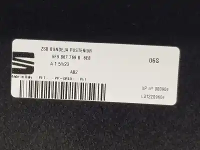 Second-hand car spare part PARCEL SHELF for SEAT ARONA XPERIENCE OEM IAM references 6F9867769B6E8  