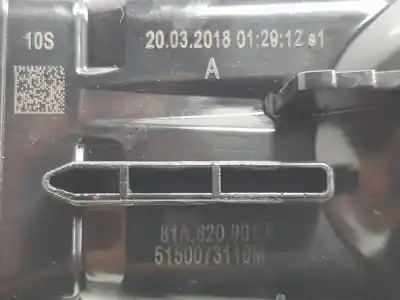 Second-hand car spare part air vent for audi s3 (8v1) 2.0 tfsi quattro oem iam references 81a820901f  81a820901f