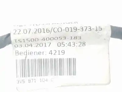 Автозапчастина б/у дрот для skoda superb (3v3) 2.0 tdi посилання на oem iam 3v5971104c  3v5971104c