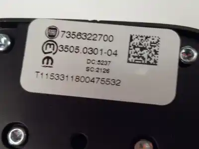 Second-hand car spare part multifunction switch for jeep renegade 2.0 m-jet oem iam references 735632270  735669754