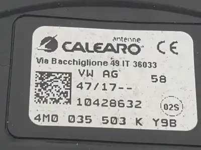 Автозапчастина б/у антена для audi q2 (gab) basic посилання на oem iam 4m0035503ky9b  4m0035503k