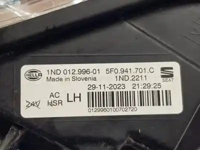Peça sobressalente para automóvel em segunda mão farol / projetor de nevoeiro esquerdo por seat leon (kl1) style referências oem iam 5f0941701c  5f0941701c