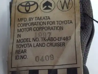 Pièce détachée automobile d'occasion ceinture de securite arriere gauche pour toyota land cruiser (j9) td gx références oem iam 7336060270b0  7336060270b0